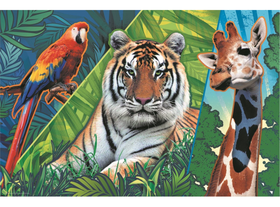 TREFL Puzzle Animal Planet: Úžasné zvieratá 300 dielikov