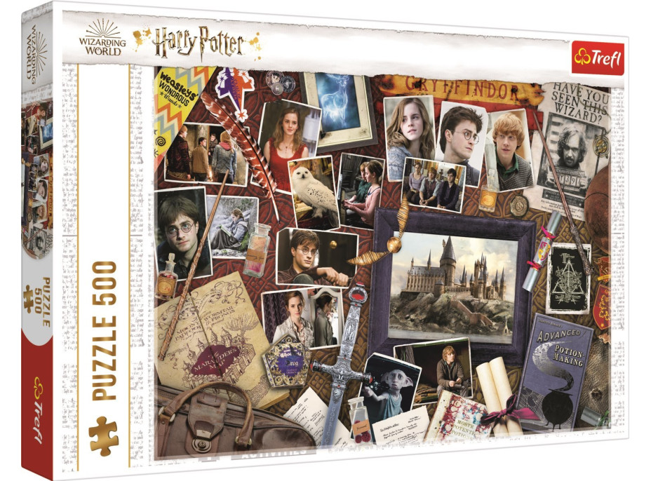 TREFL Puzzle Harry Potter: Spomienky na Rokfort 500 dielikov