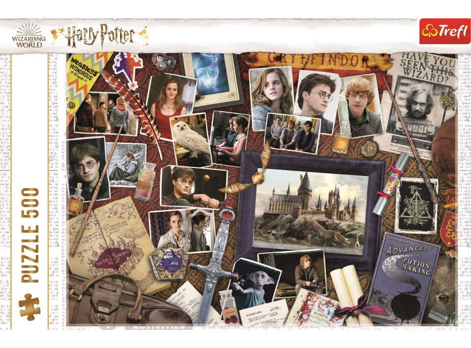 TREFL Puzzle Harry Potter: Spomienky na Rokfort 500 dielikov