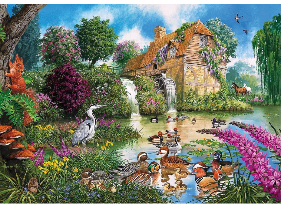 GIBSONS Puzzle Flora & Fauna 4x500 dielikov