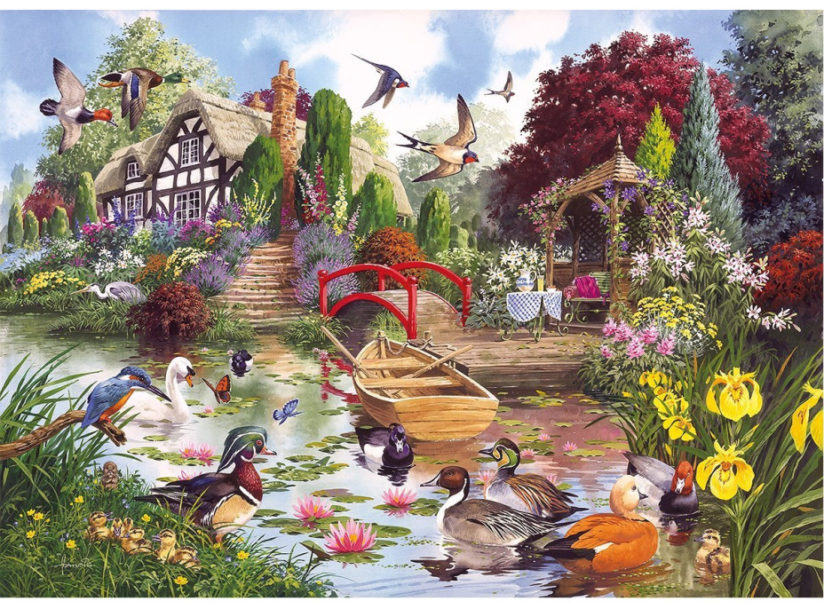 GIBSONS Puzzle Flora & Fauna 4x500 dielikov