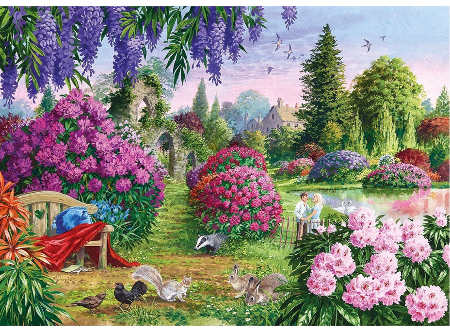 GIBSONS Puzzle Flora & Fauna 4x500 dielikov