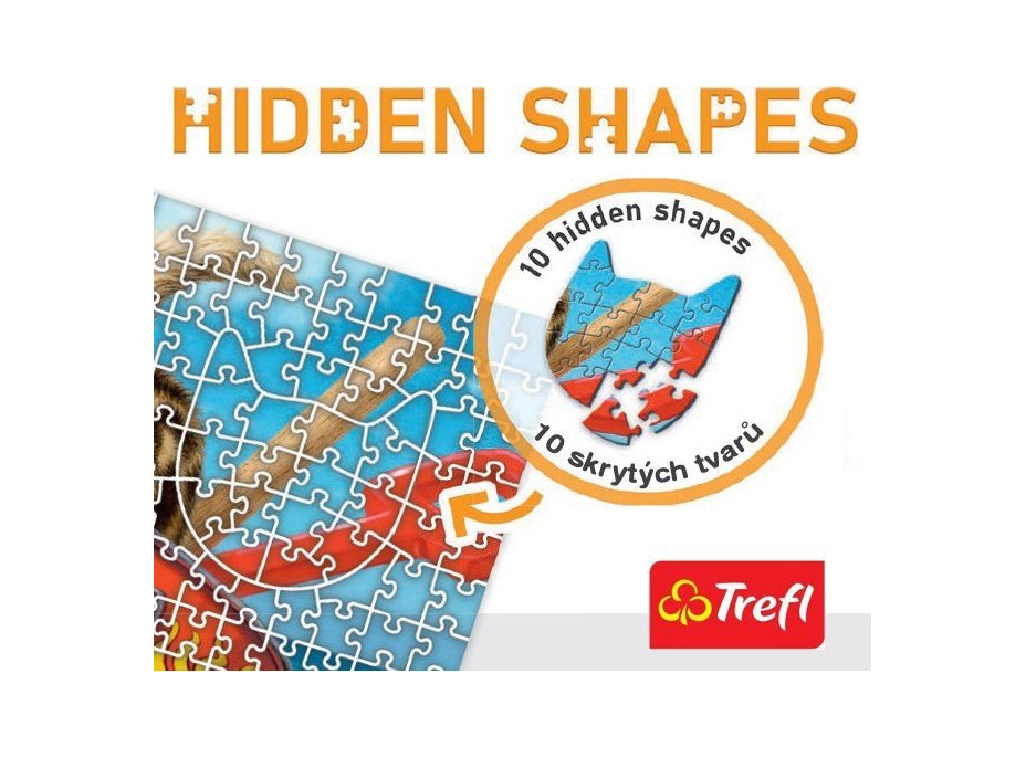 TREFL Puzzle Hidden Shapes: Mačacie prázdniny 1011 dielikov