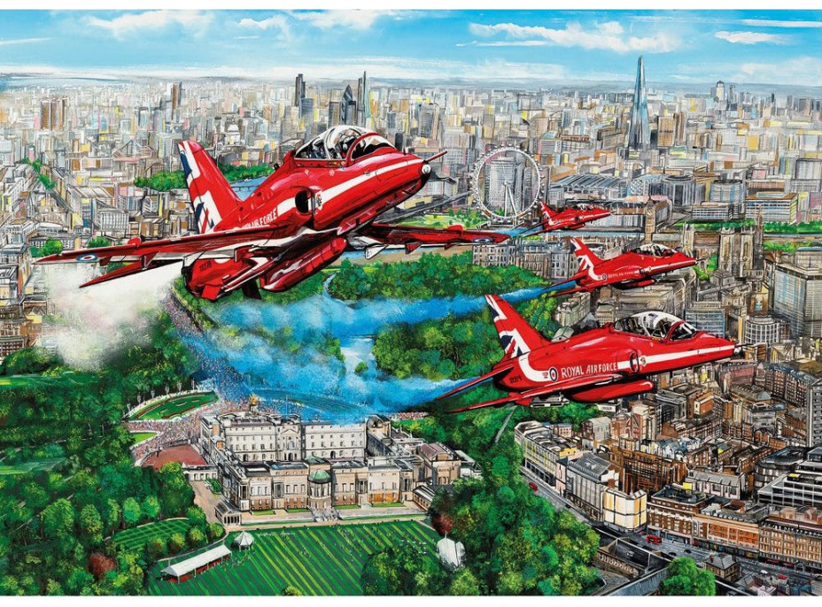 GIBSONS Puzzle Red Arrows nad Londýnom 1000 dielikov