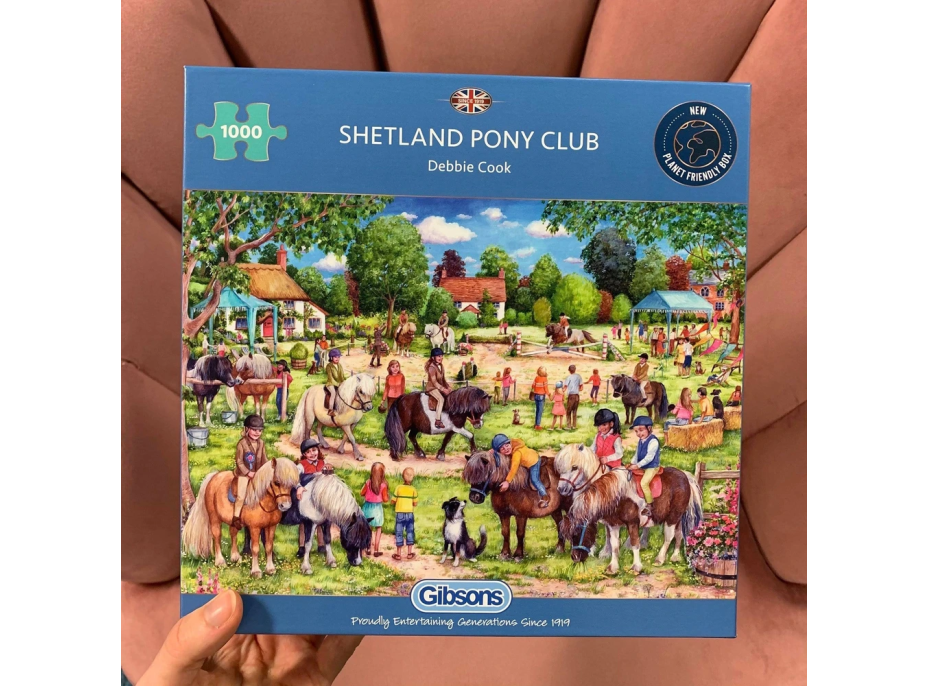 GIBSONS Puzzle Shetland Pony Club 1000 dielikov