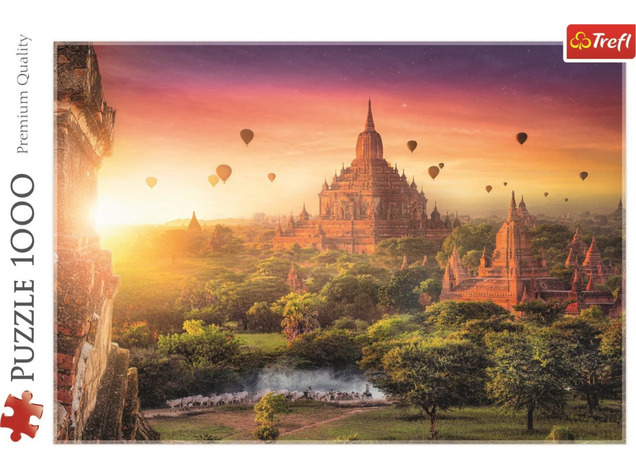 TREFL Puzzle Starobylý chrám v Barme 1000 dielikov