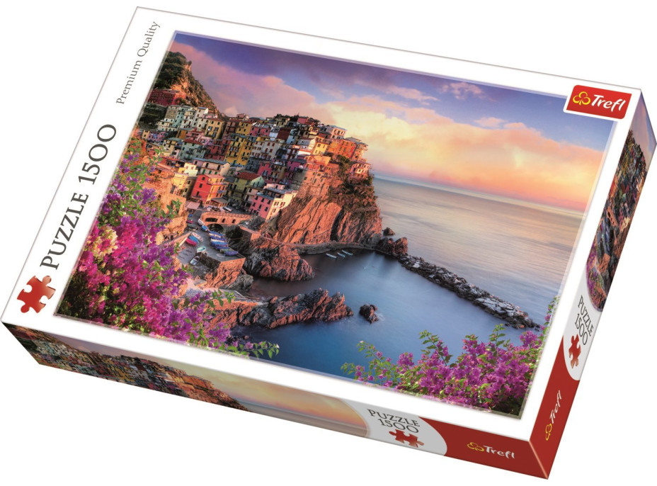 TREFL Puzzle Výhľad na Manarolu, Taliansko 1500 dielikov