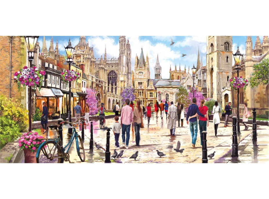 GIBSONS Panoramatické puzzle Cambridge 636 dielikov