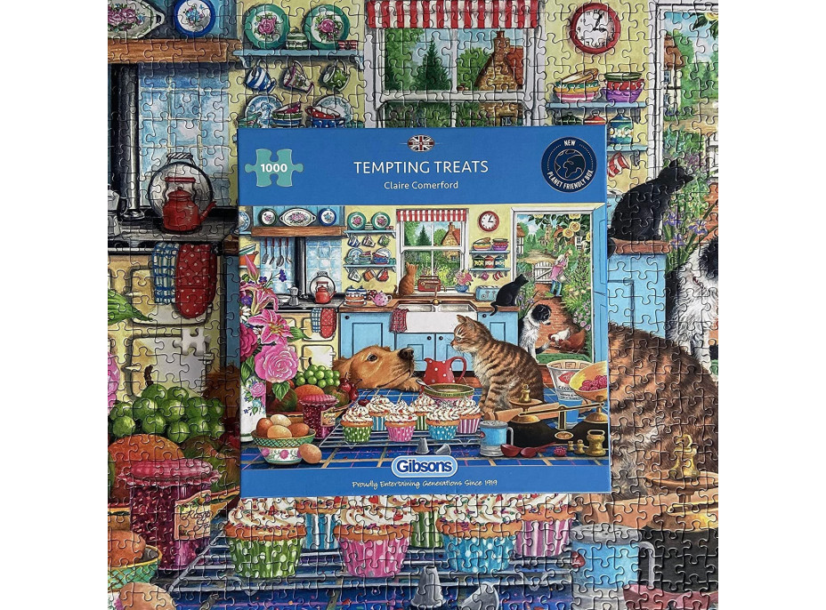 GIBSONS Puzzle Lákavé dobroty 1000 dielikov