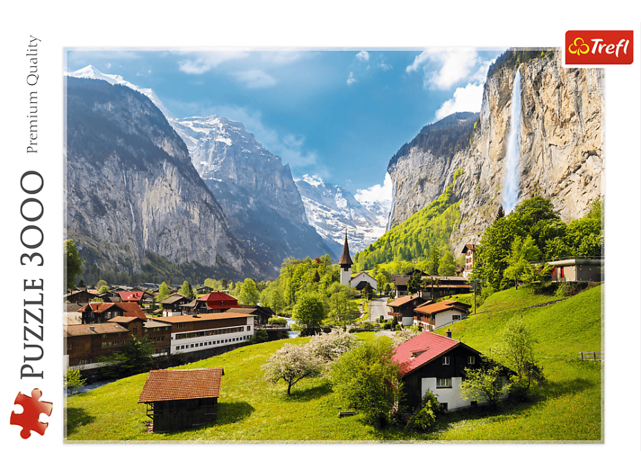 TREFL Puzzle Lauterbrunnen, Švajčiarsko 3000 dielikov