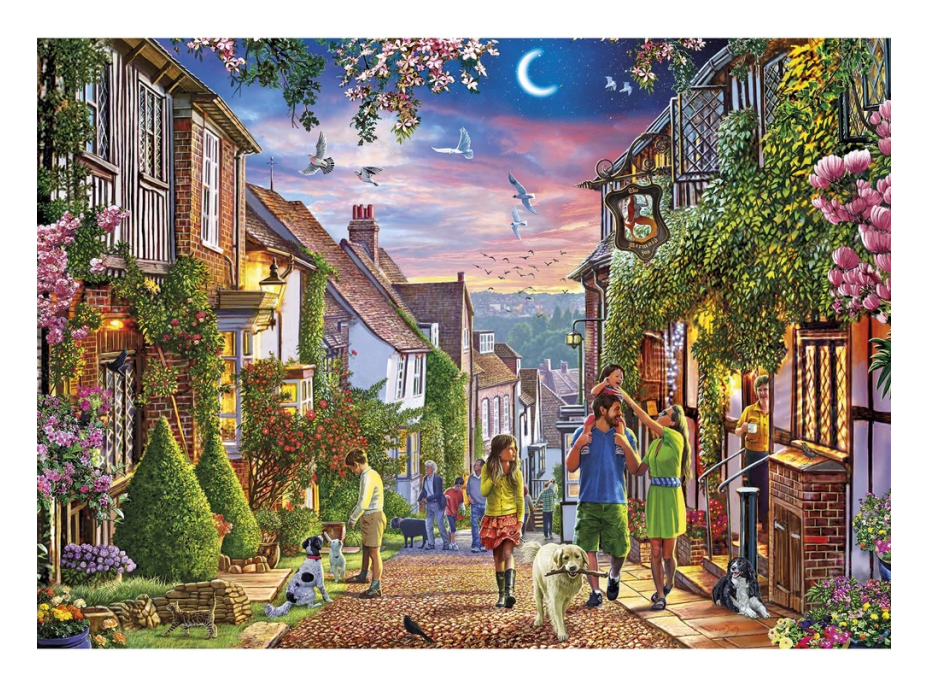 GIBSONS Puzzle Mermaid Street, Rye 1000 dielikov