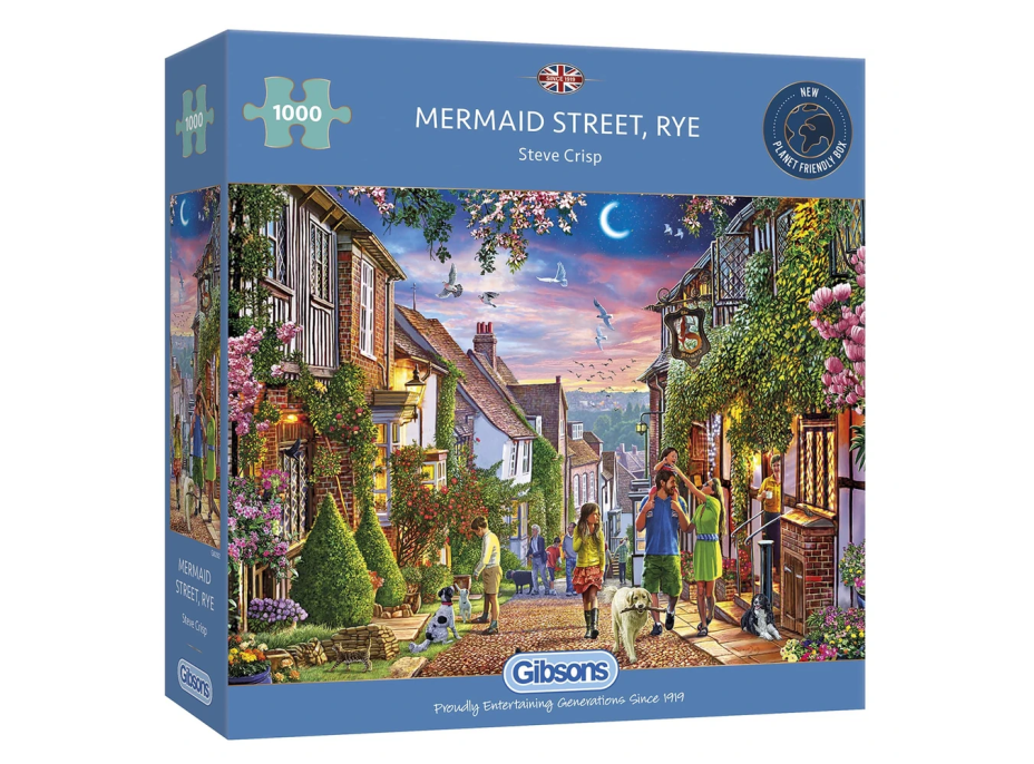 GIBSONS Puzzle Mermaid Street, Rye 1000 dielikov