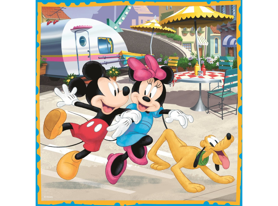 TREFL Puzzle Mickey Mouse a priatelia 3v1 (20,36,50 dielikov)