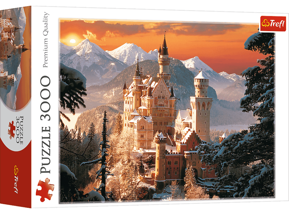 TREFL Puzzle Neuschwanstein v zime 3000 dielikov