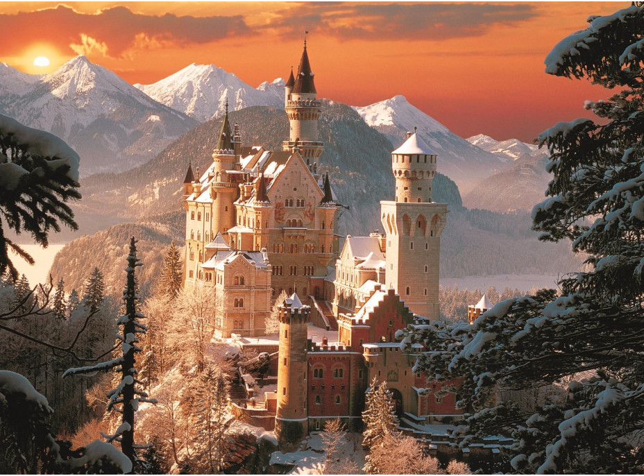 TREFL Puzzle Neuschwanstein v zime 3000 dielikov