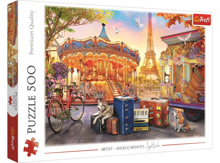 TREFL Puzzle Prázdiny v Paríži 500 dielikov