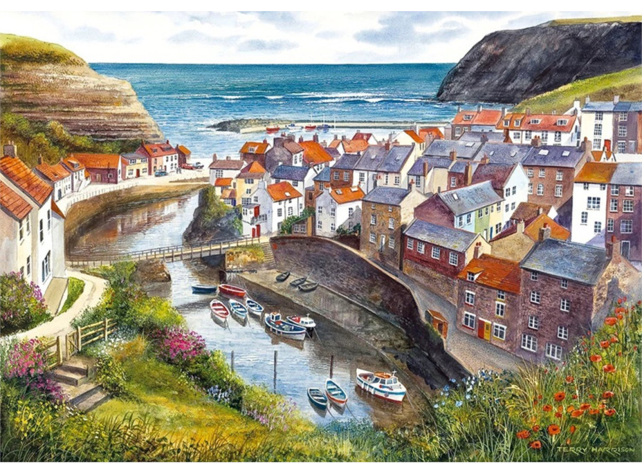 GIBSONS Puzzle Staithes, Veľká Británia 1000 dielikov