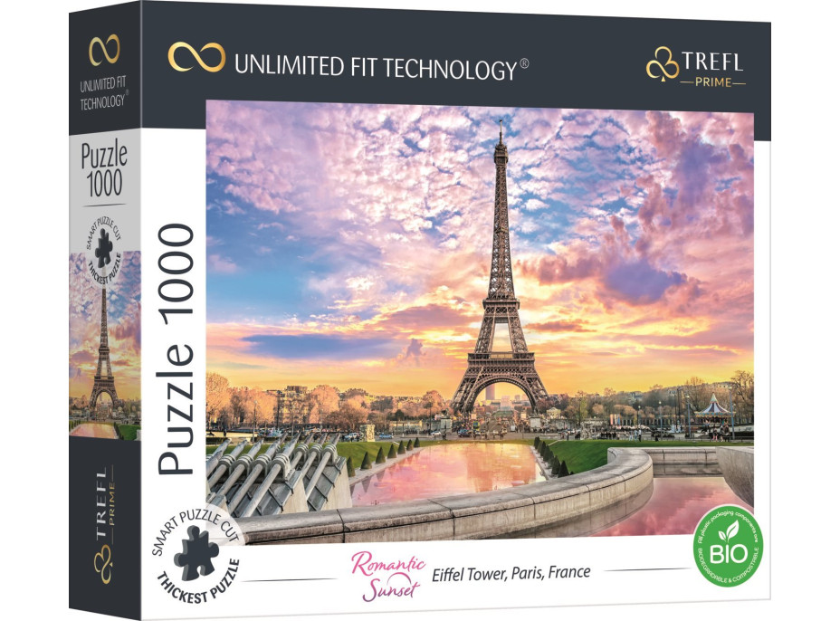 TREFL Puzzle UFT Cityscape: Eiffelova veža, Paríž, Francúzsko 1000 dielikov