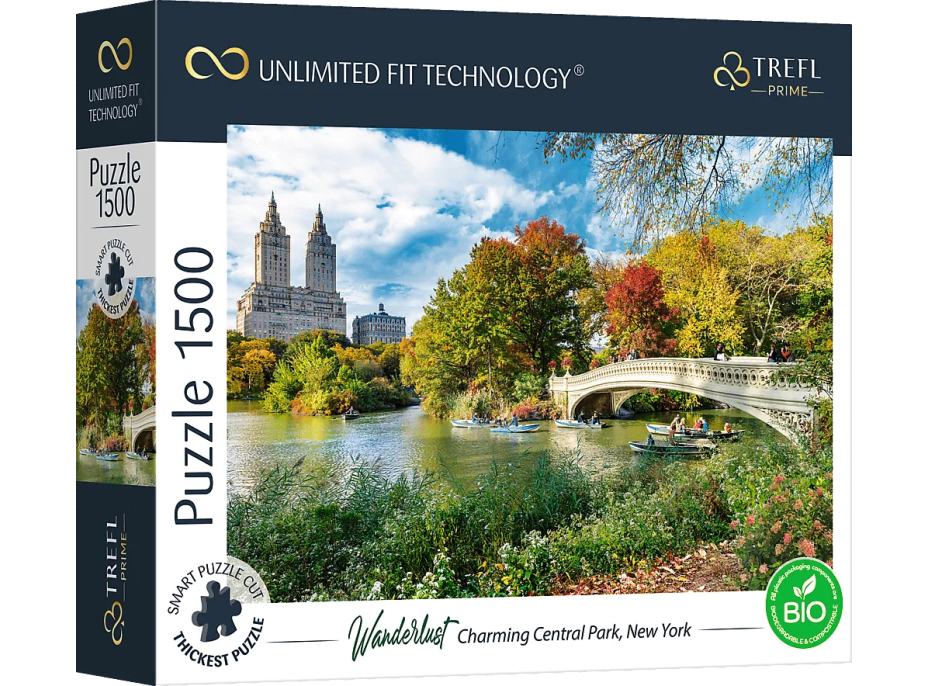 TREFL Puzzle UFT Wanderlust: Čarovný Central Park, New York 1500 dielikov