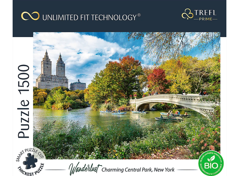 TREFL Puzzle UFT Wanderlust: Čarovný Central Park, New York 1500 dielikov