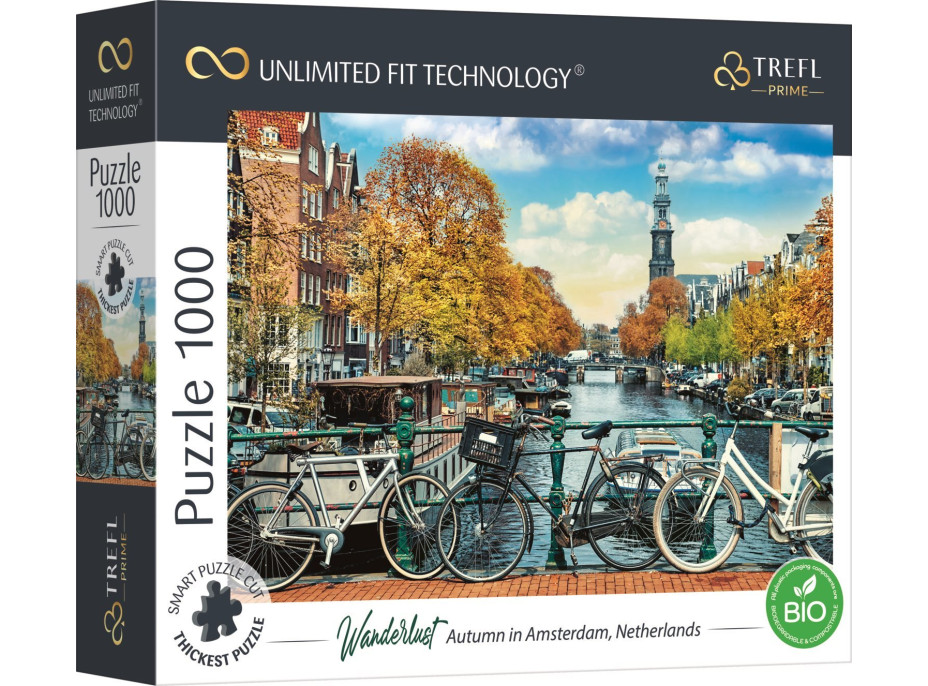 TREFL Puzzle UFT Wanderlust: Jeseň v Amsterdame 1000 dielikov