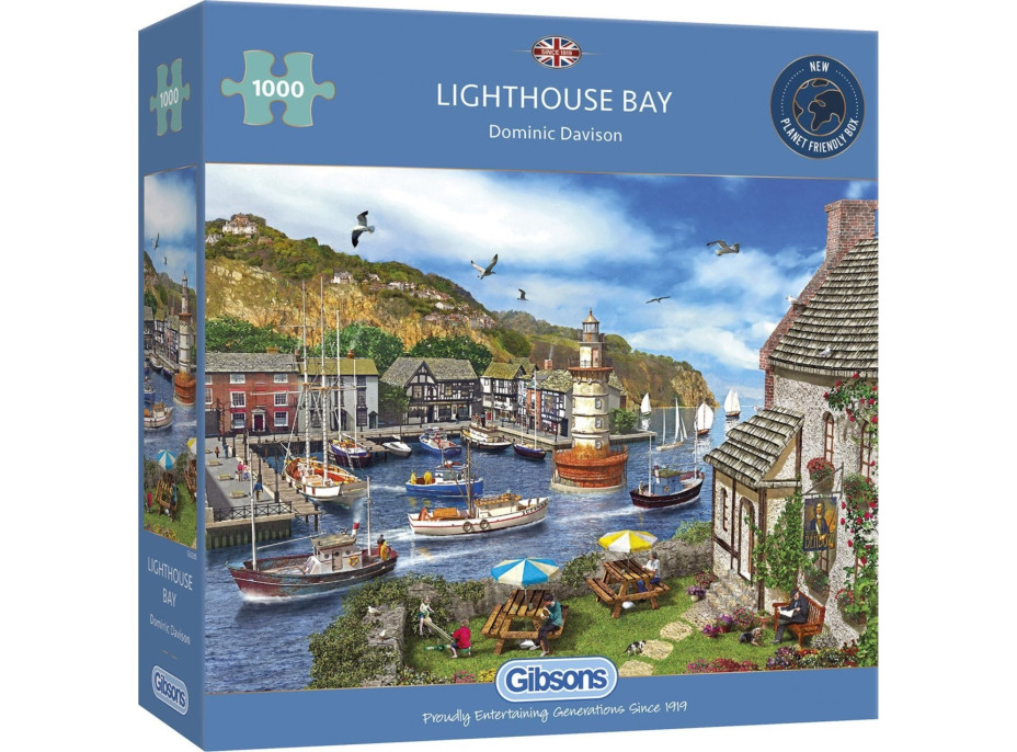 GIBSONS Puzzle Zátoka s majákom 1000 dielikov