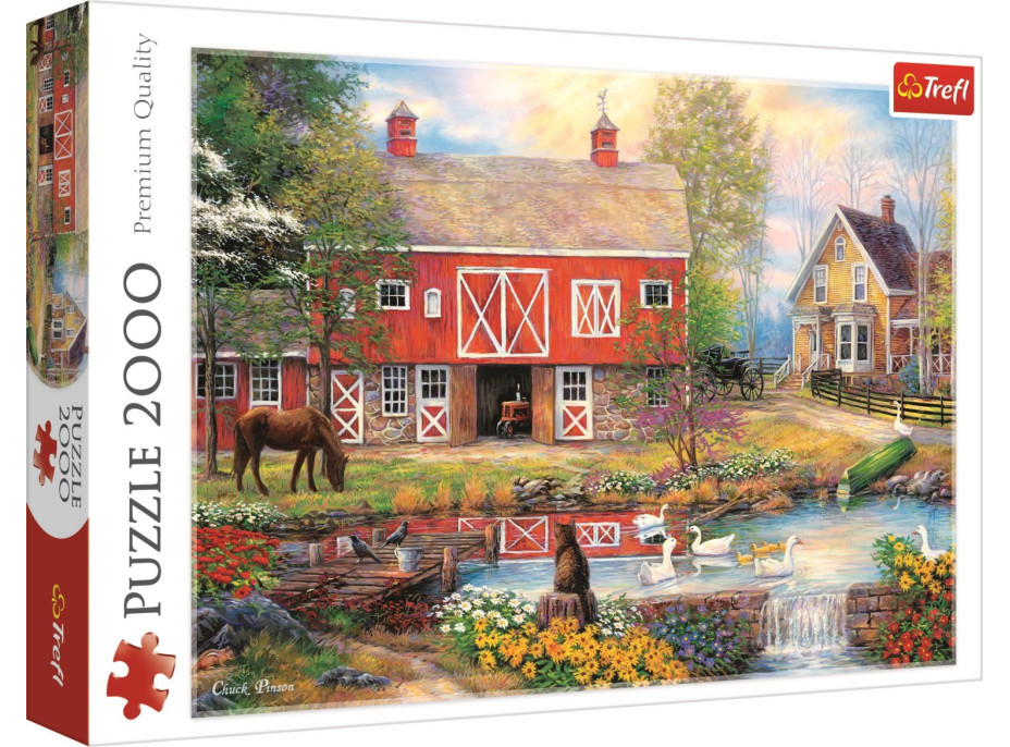 TREFL Puzzle Život na vidieku 2000 dielikov