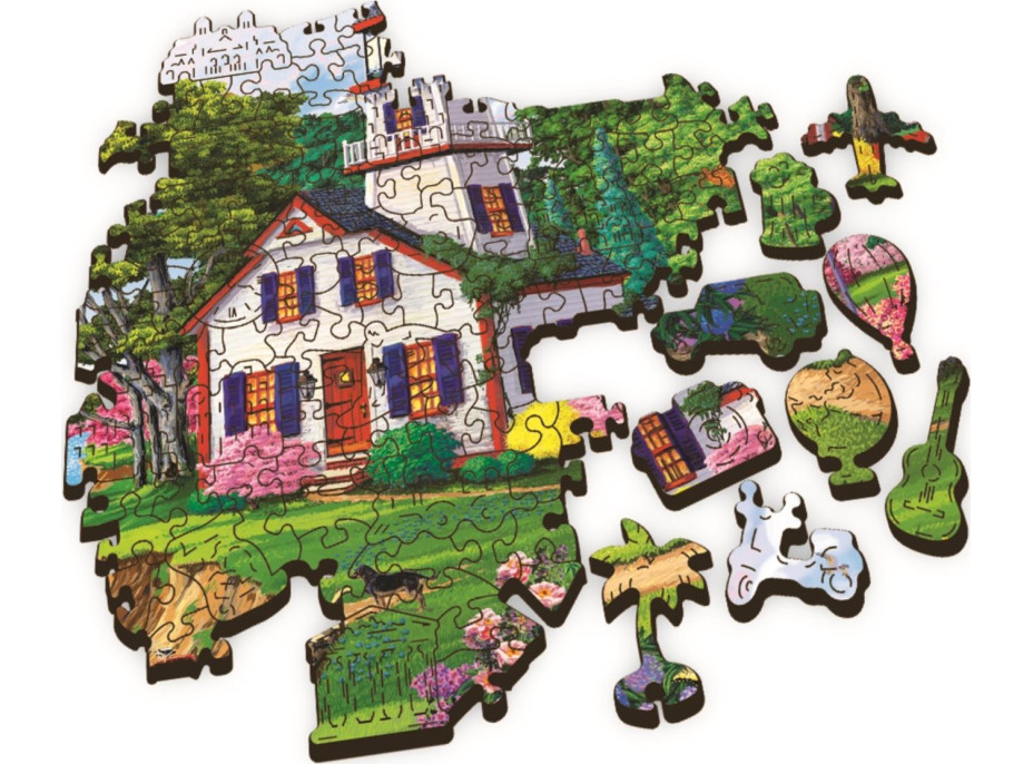 Trefl Wood Craft Origin puzzle Letné útočisko 501 dielikov
