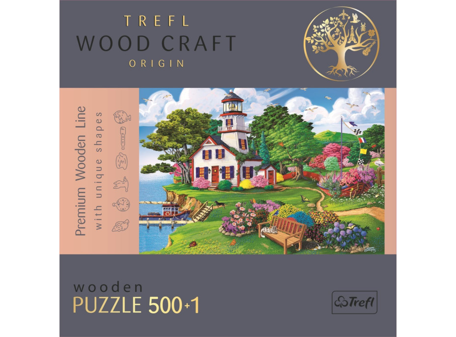 Trefl Wood Craft Origin puzzle Letné útočisko 501 dielikov