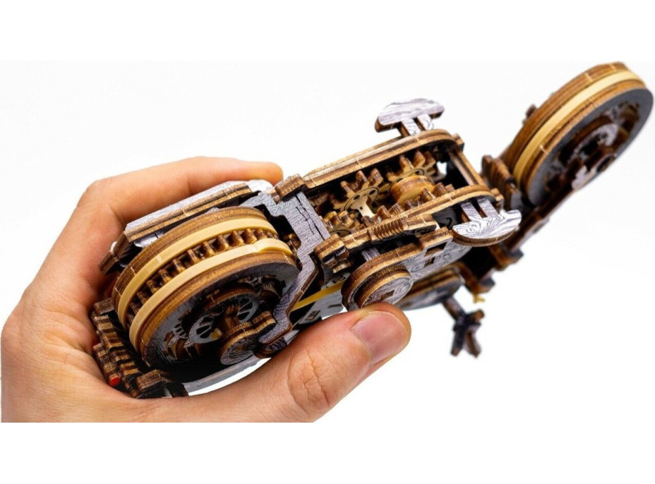 WOODEN CITY 3D puzzle Motocykel Cruiser Limitovaná edícia 168 dielov