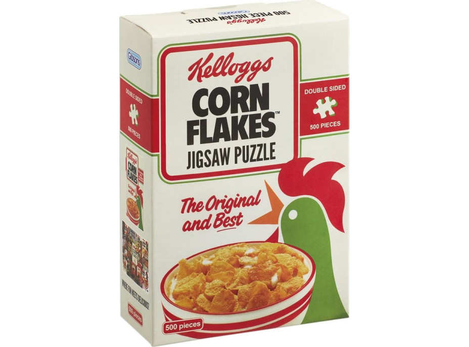 GIBSONS Obojstranné puzzle Kellogg&#39;s Cornflakes 500 dielikov