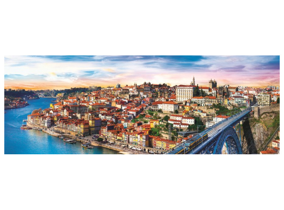 TREFL Panoramatické puzzle Porto, Portugalsko 500 dielikov