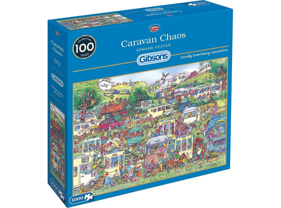 GIBSONS Puzzle Chaos karavanov 1000 dielikov