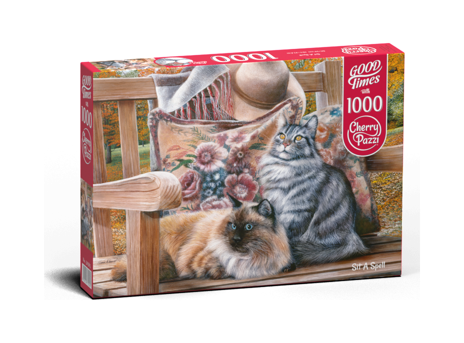 CHERRY PAZZI Puzzle Mačacie posedenie 1000 dielikov