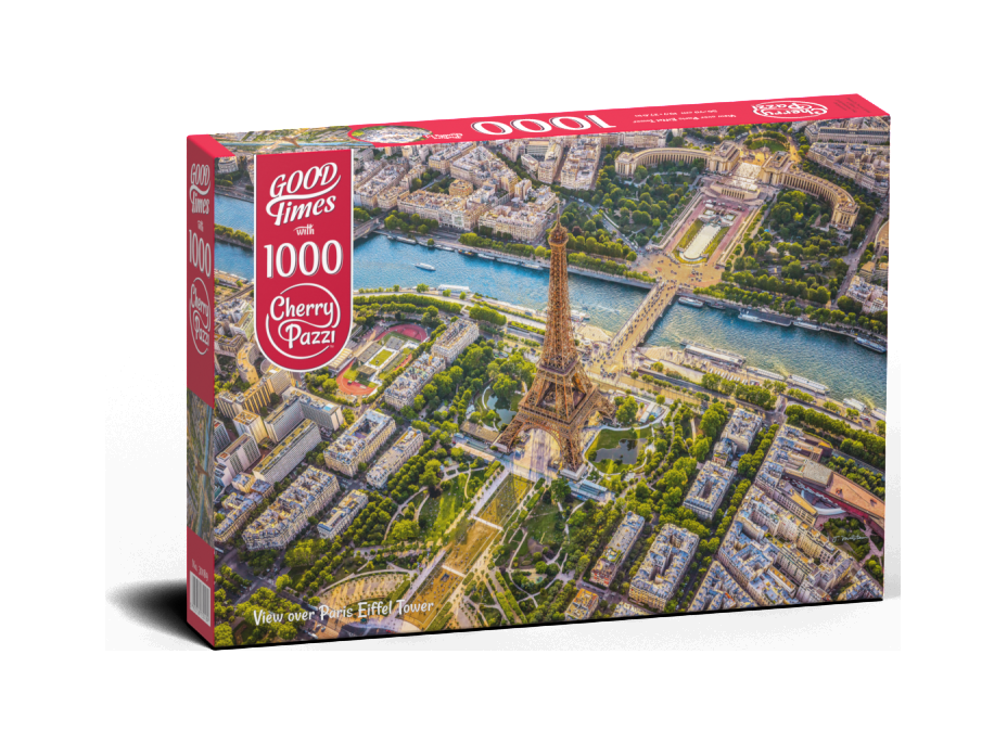 CHERRY PAZZI Puzzle Pohľad na parížsku Eiffelovu vežu 1000 dielikov