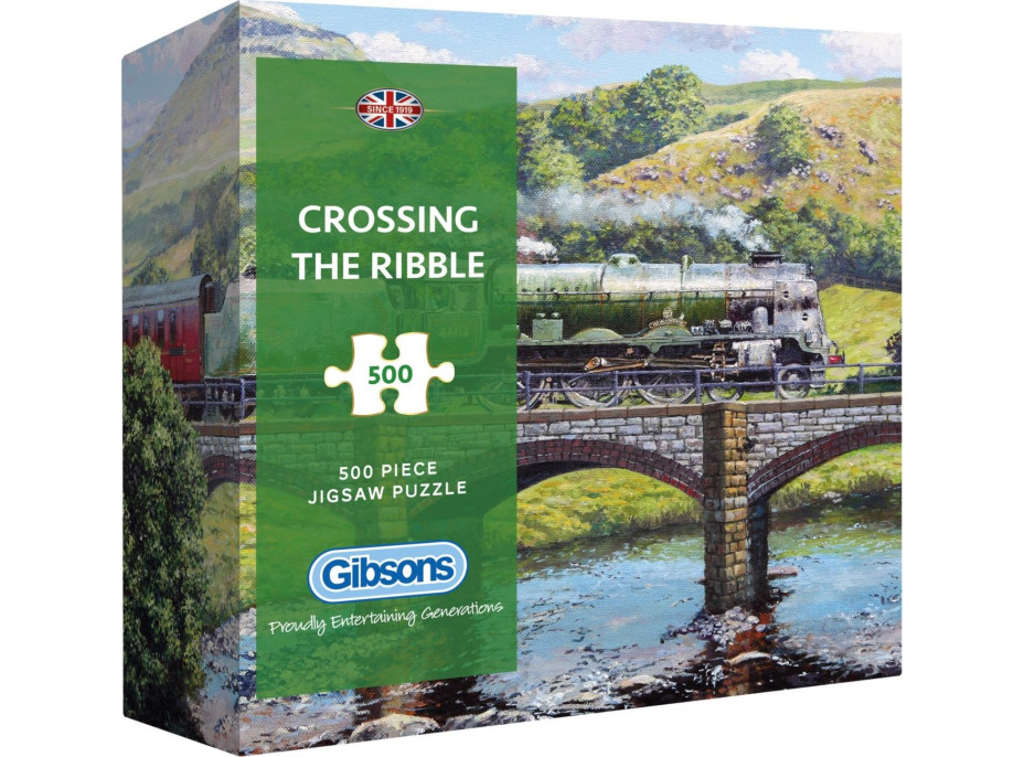 GIBSONS Puzzle Prejazd cez údolie Ribble 500 dielikov