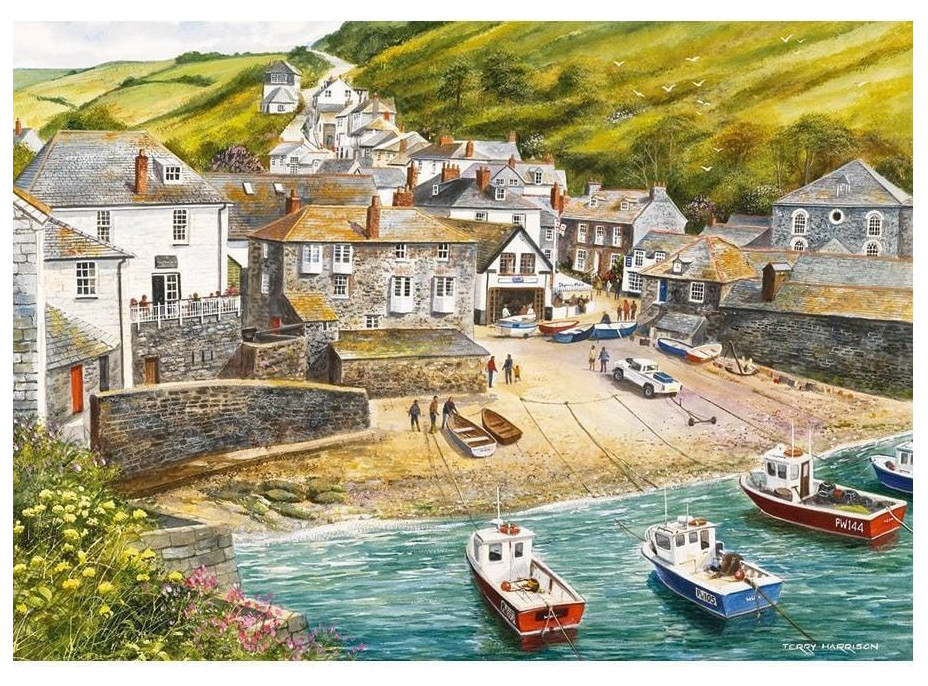 GIBSONS Puzzle Prístav Isaac, Cornwall 500 dielikov