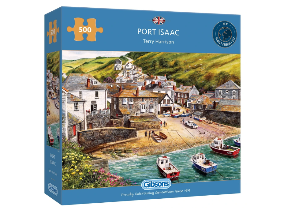 GIBSONS Puzzle Prístav Isaac, Cornwall 500 dielikov