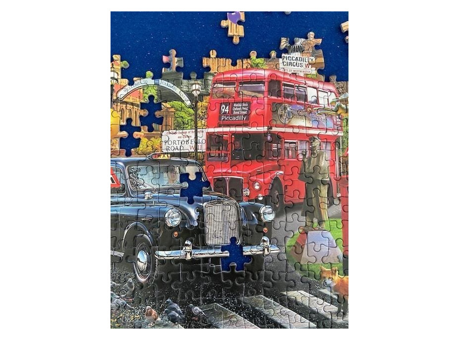 GIBSONS Puzzle Volanie Londýna 1000 dielikov