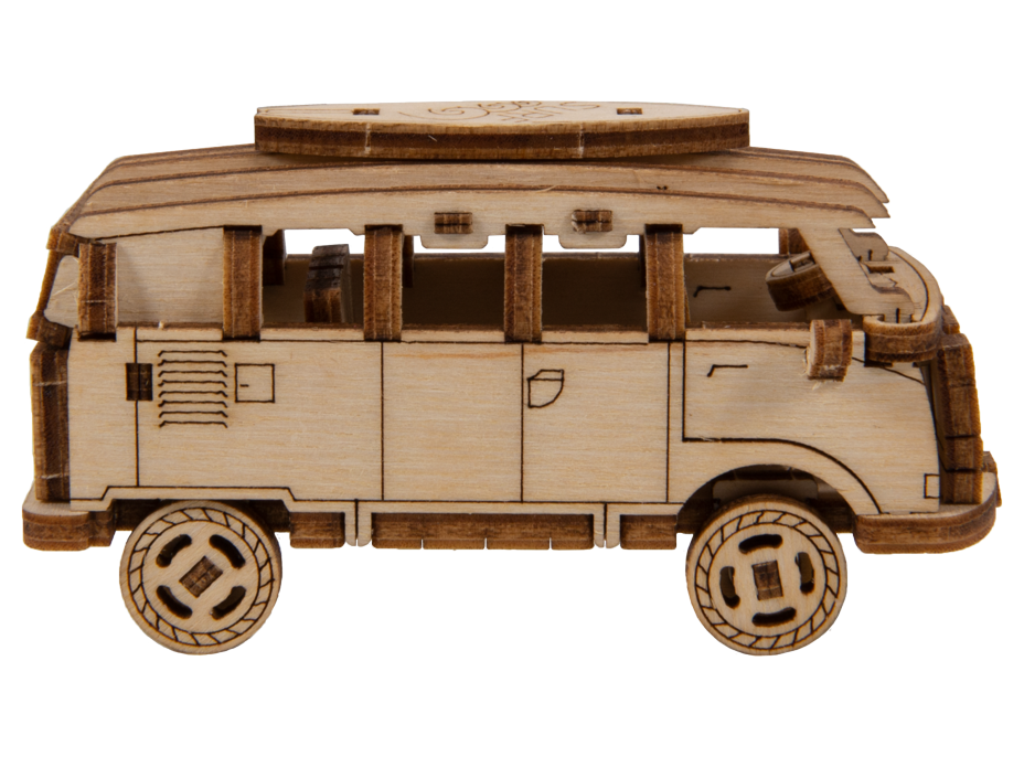 WOODEN CITY 3D puzzle Superfast Minibus Retro