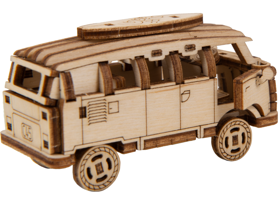 WOODEN CITY 3D puzzle Superfast Minibus Retro