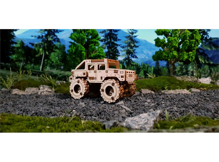 WOODEN CITY 3D puzzle Superfast Monster Truck č.2