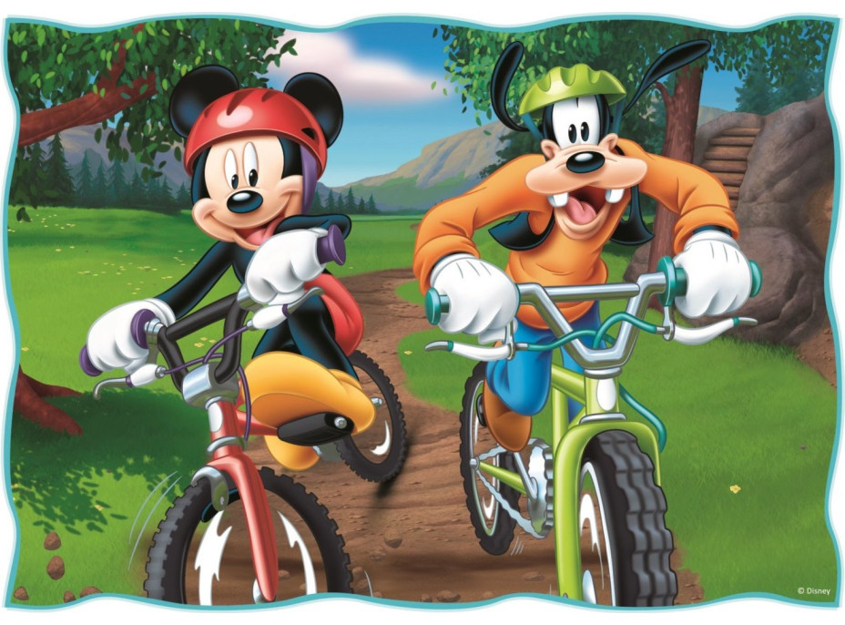 TREFL Puzzle Mickey Mouse: Krásny deň 4v1 (35,48,54,70 dielikov)