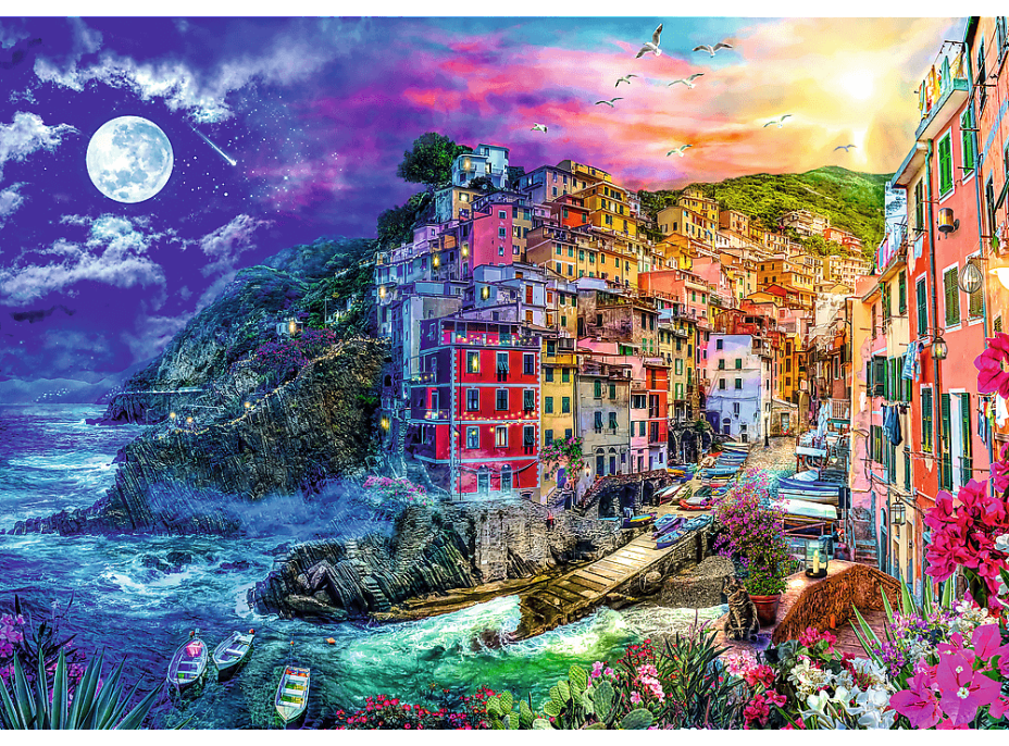 TREFL Spiral puzzle Čarovný záliv, Cinque Terre 1040 dielikov