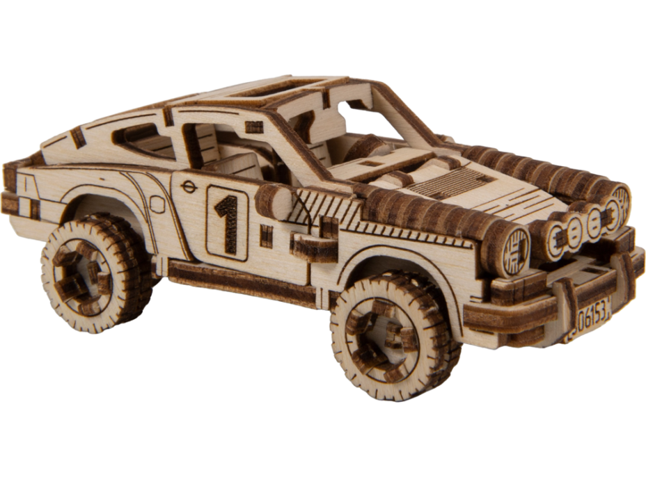 WOODEN CITY 3D puzzle Superfast Rally Car č.4