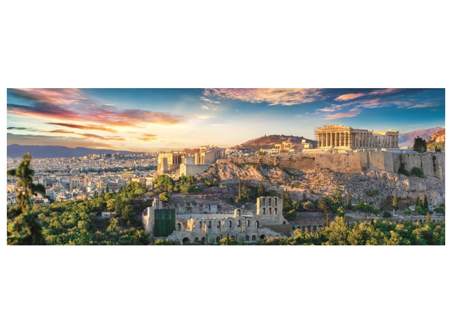 TREFL Panoramatické puzzle Akropolis, Atény 500 dielikov