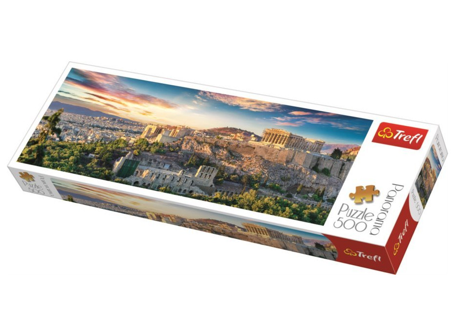 TREFL Panoramatické puzzle Akropolis, Atény 500 dielikov