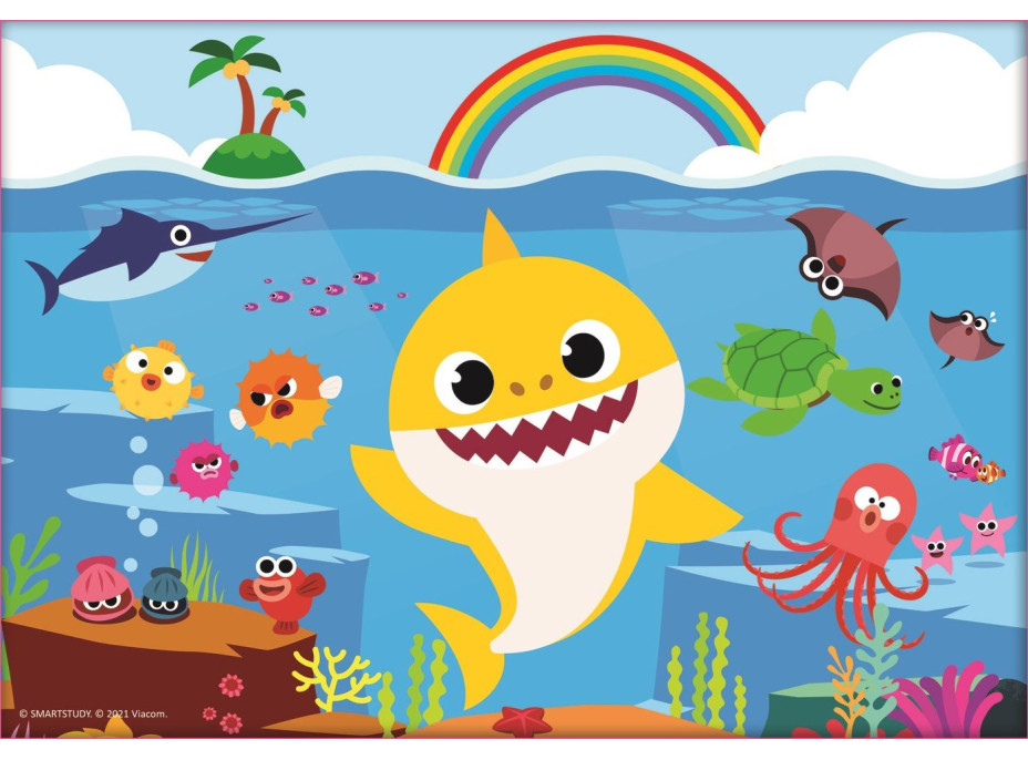 TREFL Puzzle Baby Shark: Rodina 4v1 (12,15,20,24 dielikov)