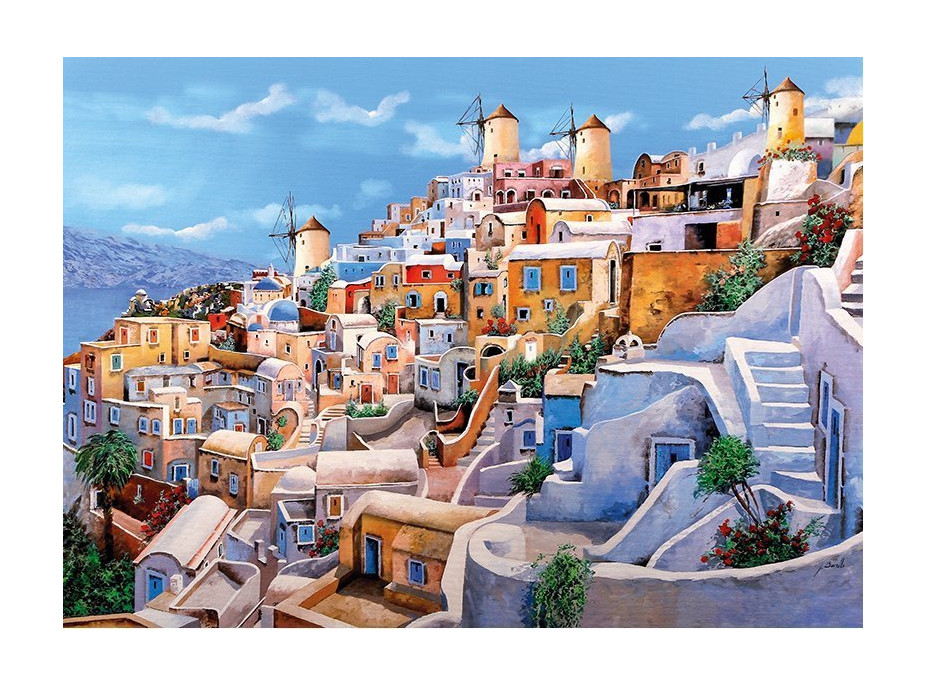 CHERRY PAZZI Puzzle Farby Santorini 1000 dielikov