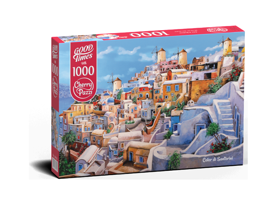 CHERRY PAZZI Puzzle Farby Santorini 1000 dielikov